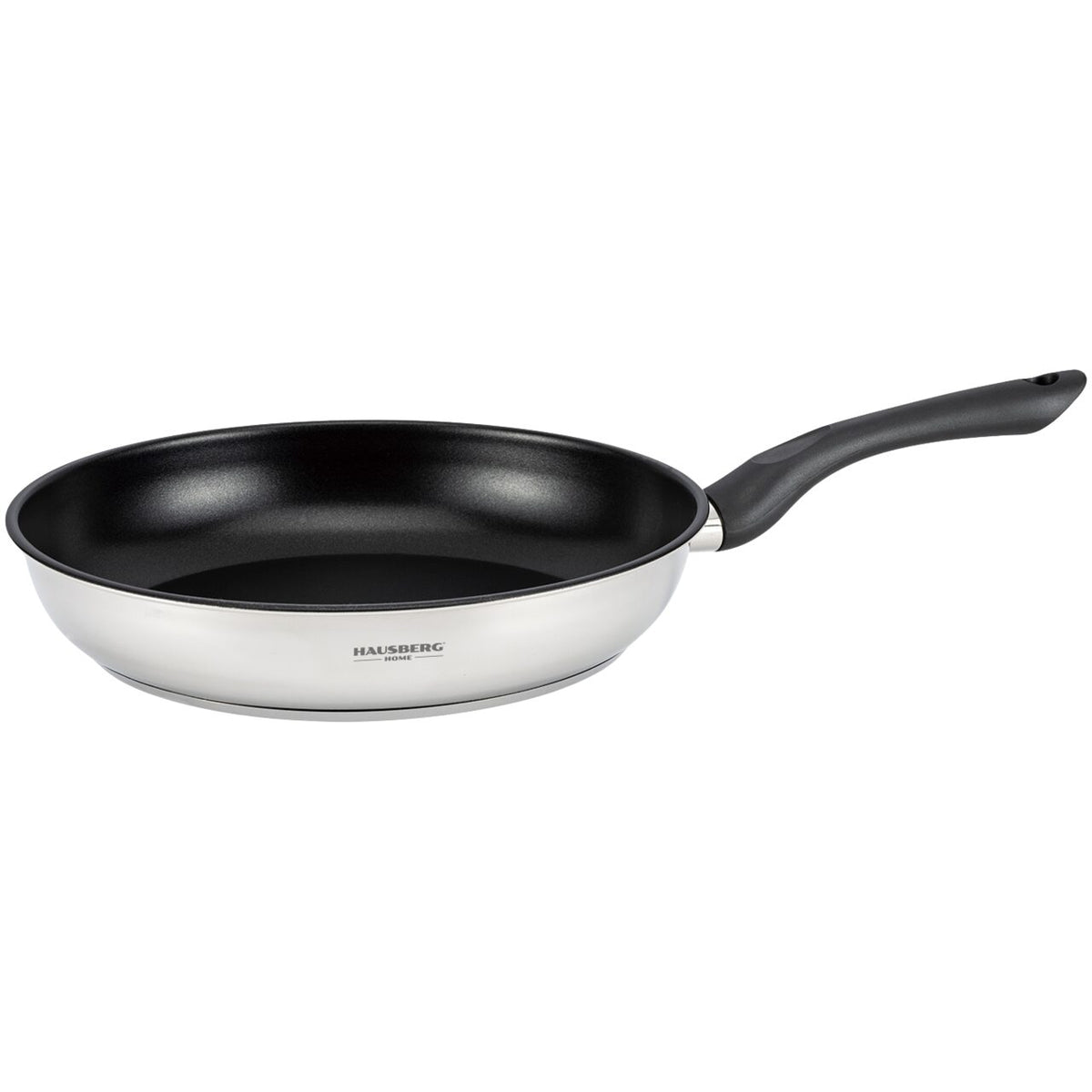 Hausberg HB-H LUX 836 26 cm-es rozsdamentes acél tapadásmentes serpenyő indukciós főzőlaphoz