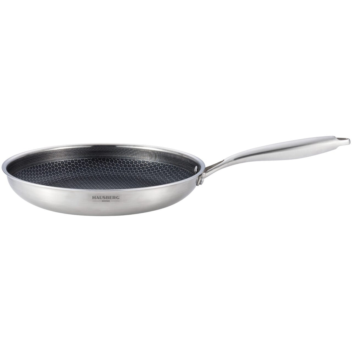 Hausberg HB-H LUX 846 26 cm-es rozsdamentes acél tapadásmentes méhsejt serpenyő indukcióhoz, 2 mm