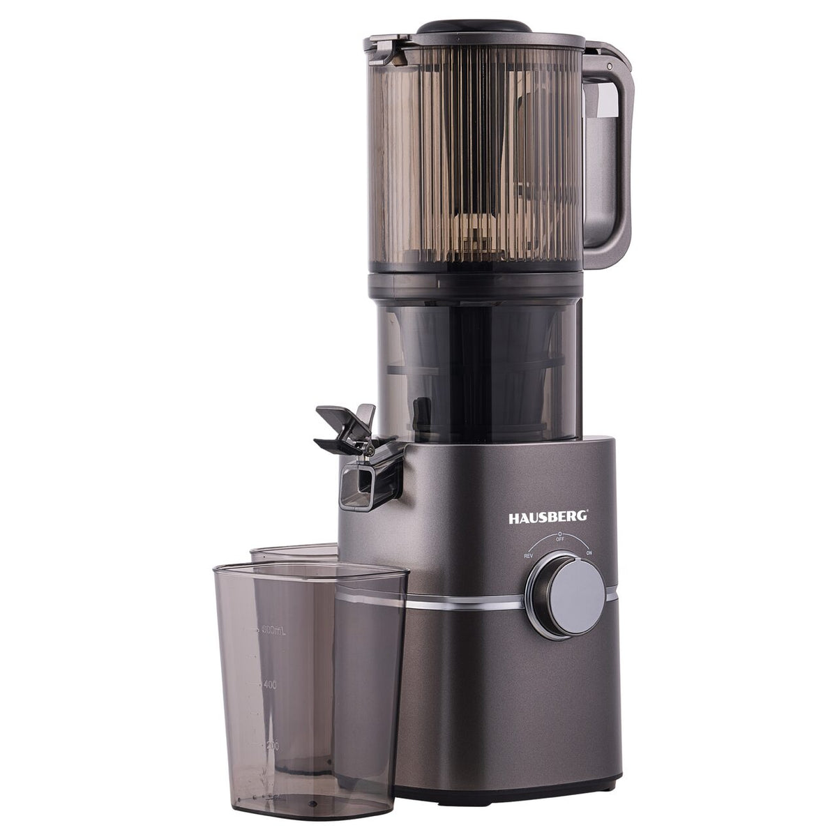 Hausberg HB7518GR gyümölcscentrifuga, 120mm, 250W, lassú préselés, 60 ford./perc