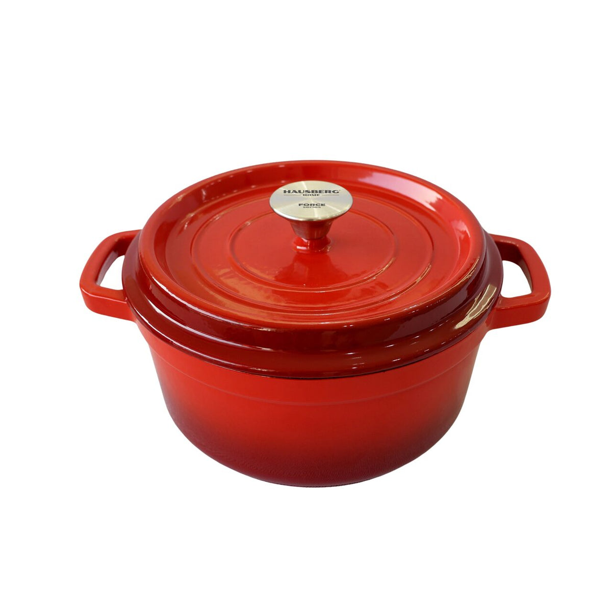 HAUSBERG HB-H748RS, 6L űrtartalom, 28 cm átmérő, 13 cm mélység, tapadásmentes bevonat, piros