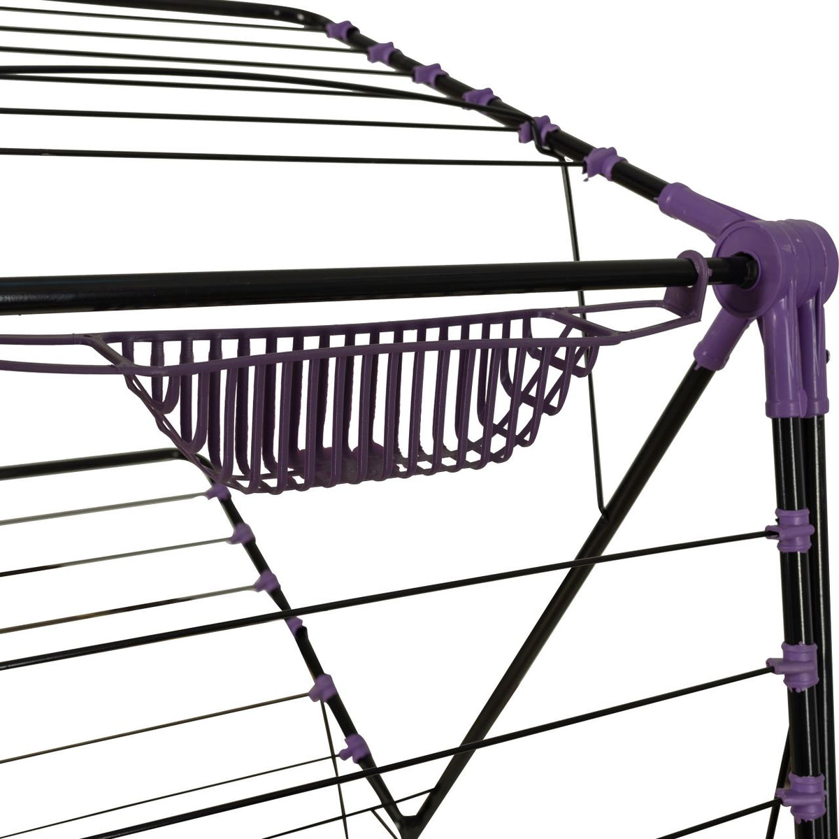 ERTONE G95U Genius Dublu Maestro fém ruhaszárító, 130x60x123cm, 6 szárítósor, összecsukható, 20 kg teherbírás