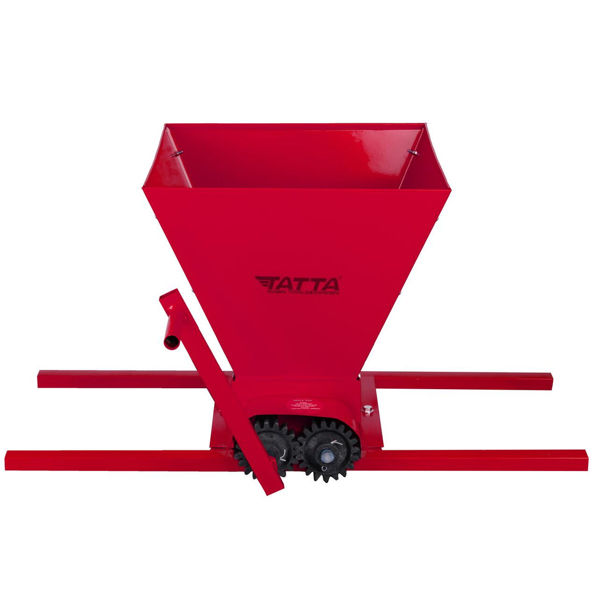 Tatta TZ1802RS kézi szőlődaráló, fém, 300 kg/óra, 20 literes levehető tartály