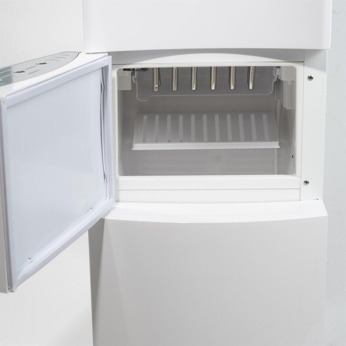 Hausberg HB-6033 Vízadagoló Jégkészítővel, 650W, 3 Csap, Kompresszoros Hűtés, 15kg/24h Jégkapacitás, Ezüst/Fekete