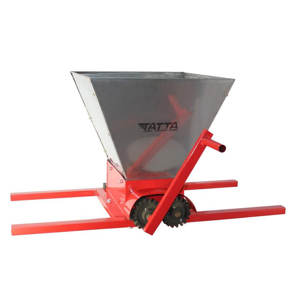 Tatta TZ-1801IN szőlőzúzó, 300 kg/h zúzási kapacitás, 25 literes tartály, rozsdamentes acél