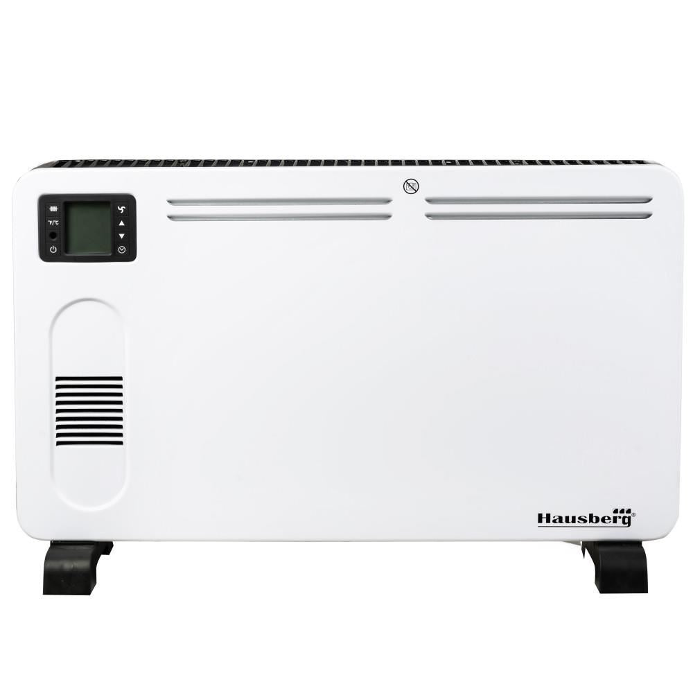 HAUSBERG HB-8230 elektromos konvektor, 2000 W, 3 teljesítményfokozat, LCD kijelző, turbó ventilátor
