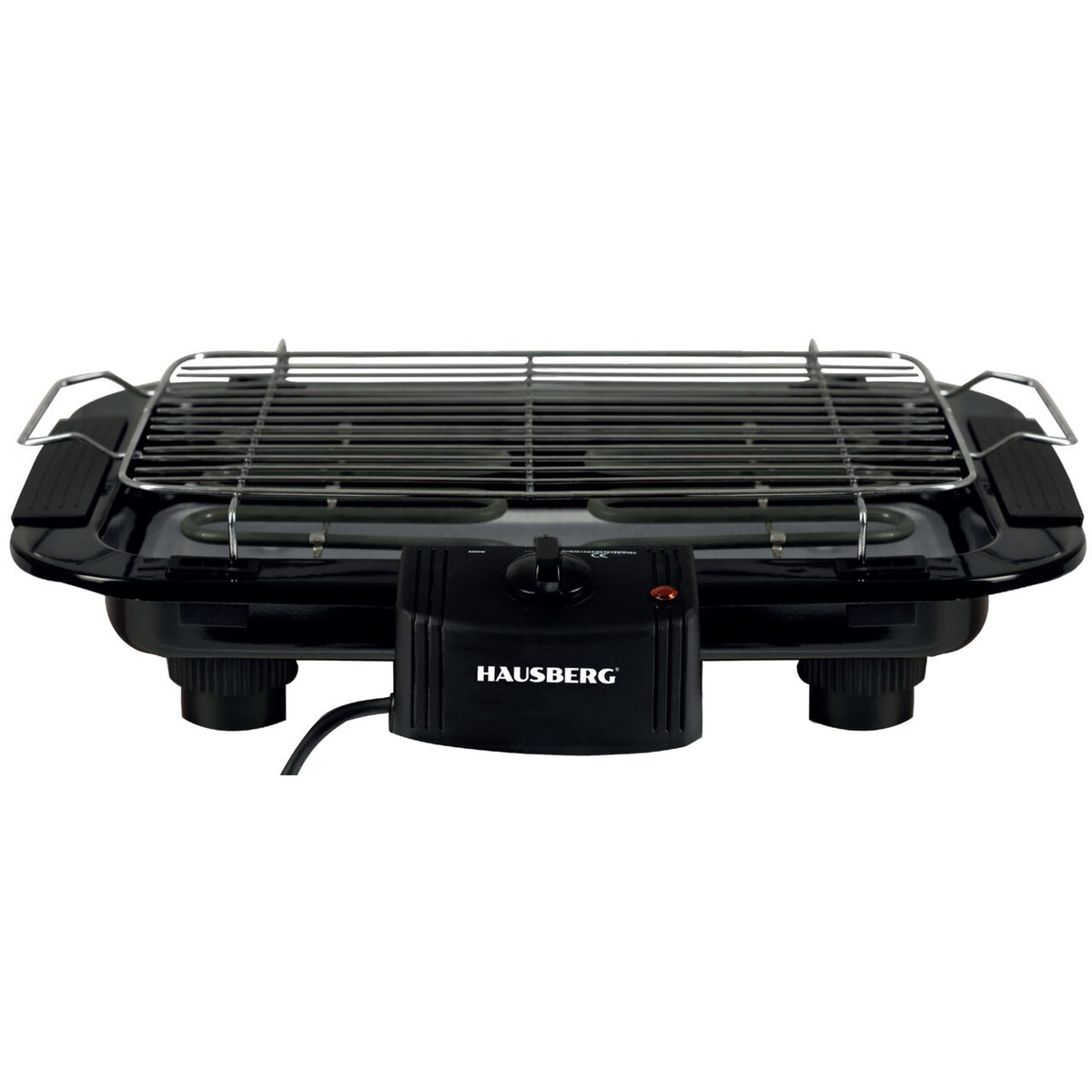 Hausberg HB523 elektromos grill - 2000W - 50.5 X 36 cm - Termosztát - Fekete