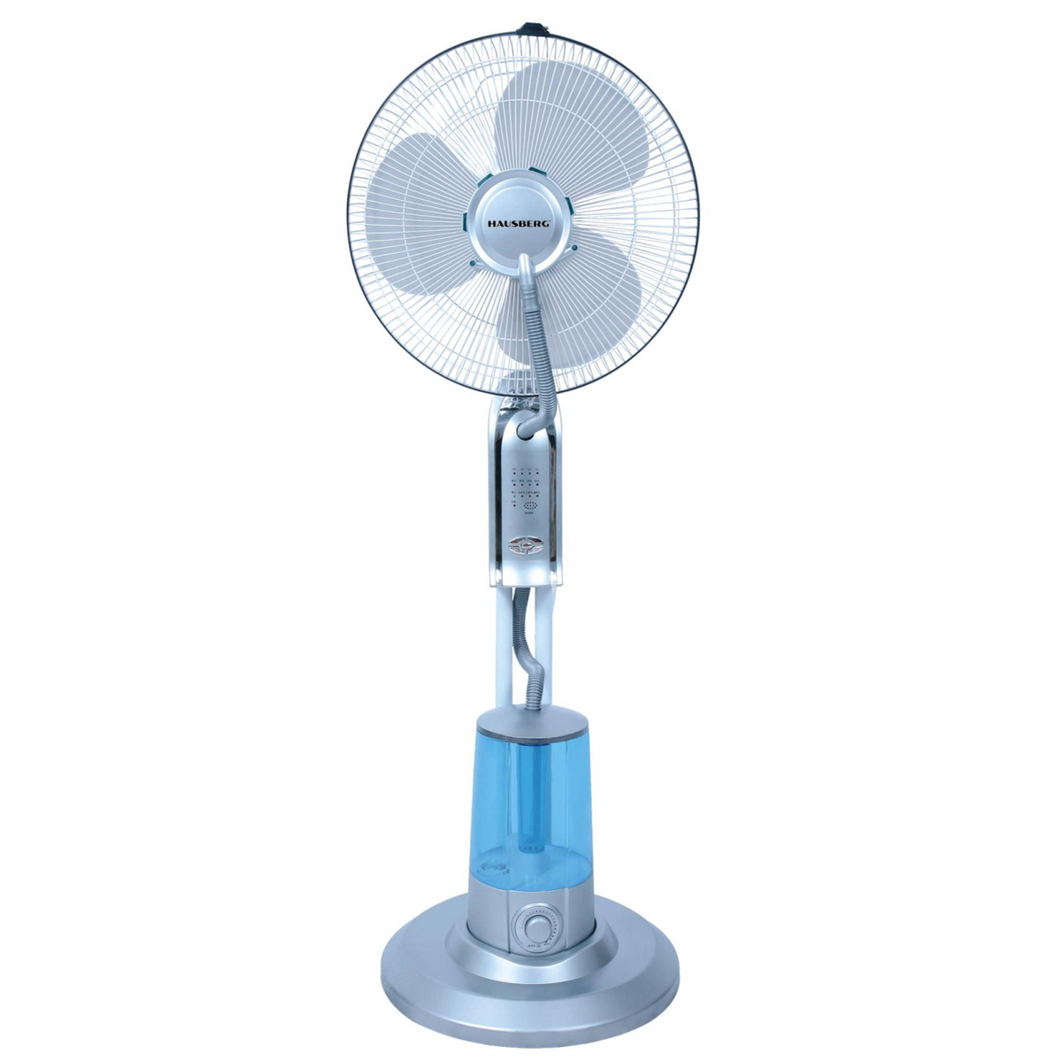 HAUSBERG HB-5600BL párásító ventilátor, 90W, 3 sebességfokozat, időzítő, távirányító, párásítás