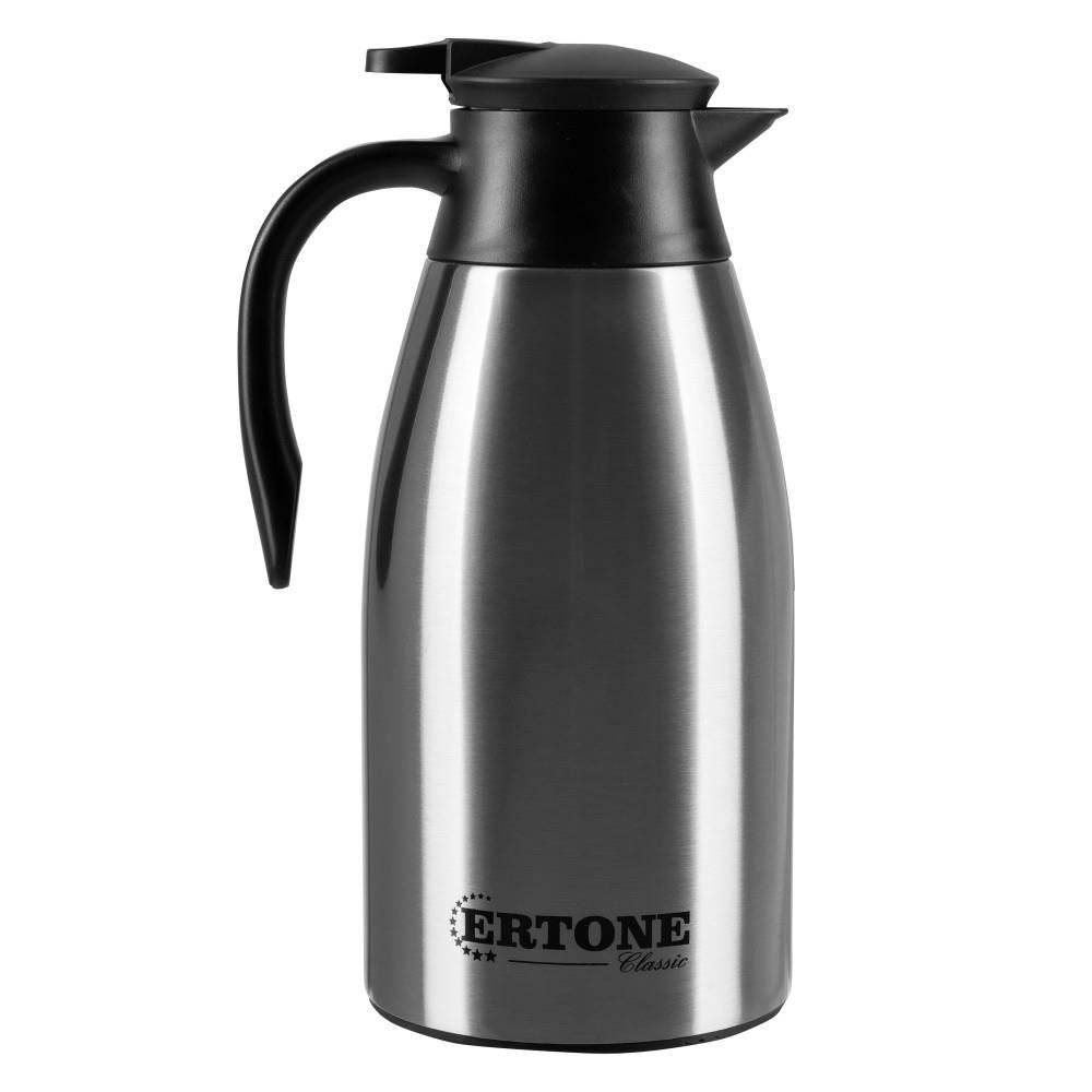 ERTONE MN-448 hőtartó termosz, 2 literes, modern design, Inox