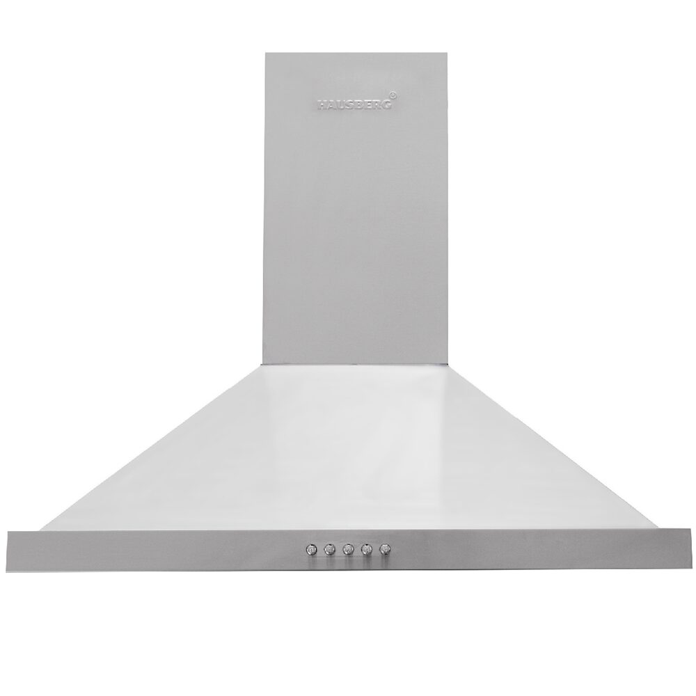 Hausberg HB-1260 dekoratív beépíthető páraelszívó, 450 m³/h elszívási teljesítmény, 1 motor, 60 cm, inox