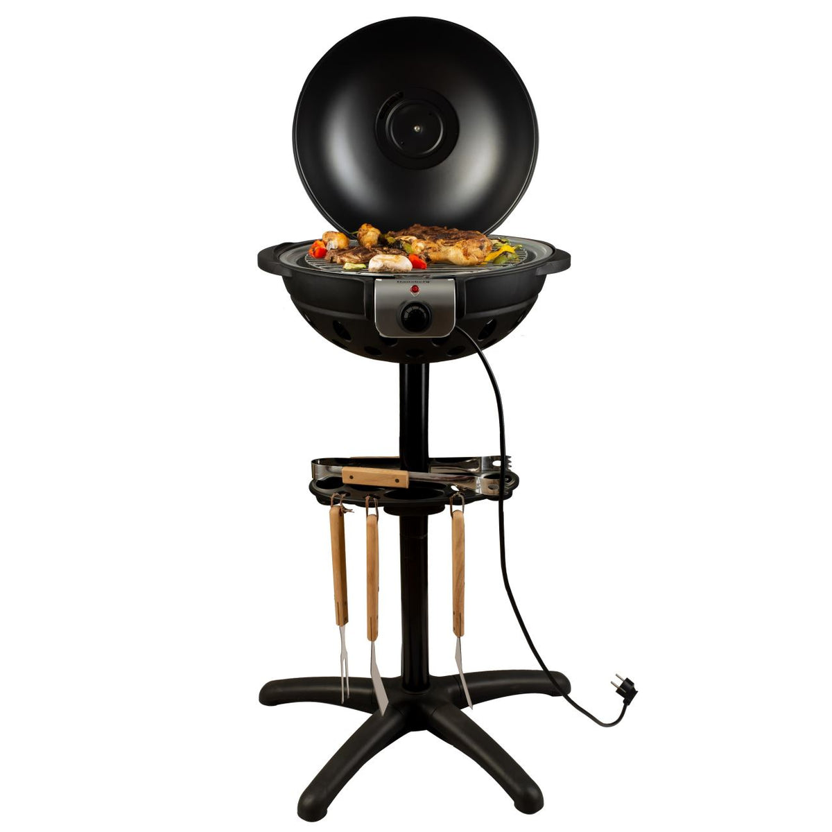HAUSBERG HB-540 elektromos grillsütő, 1600W, fekete