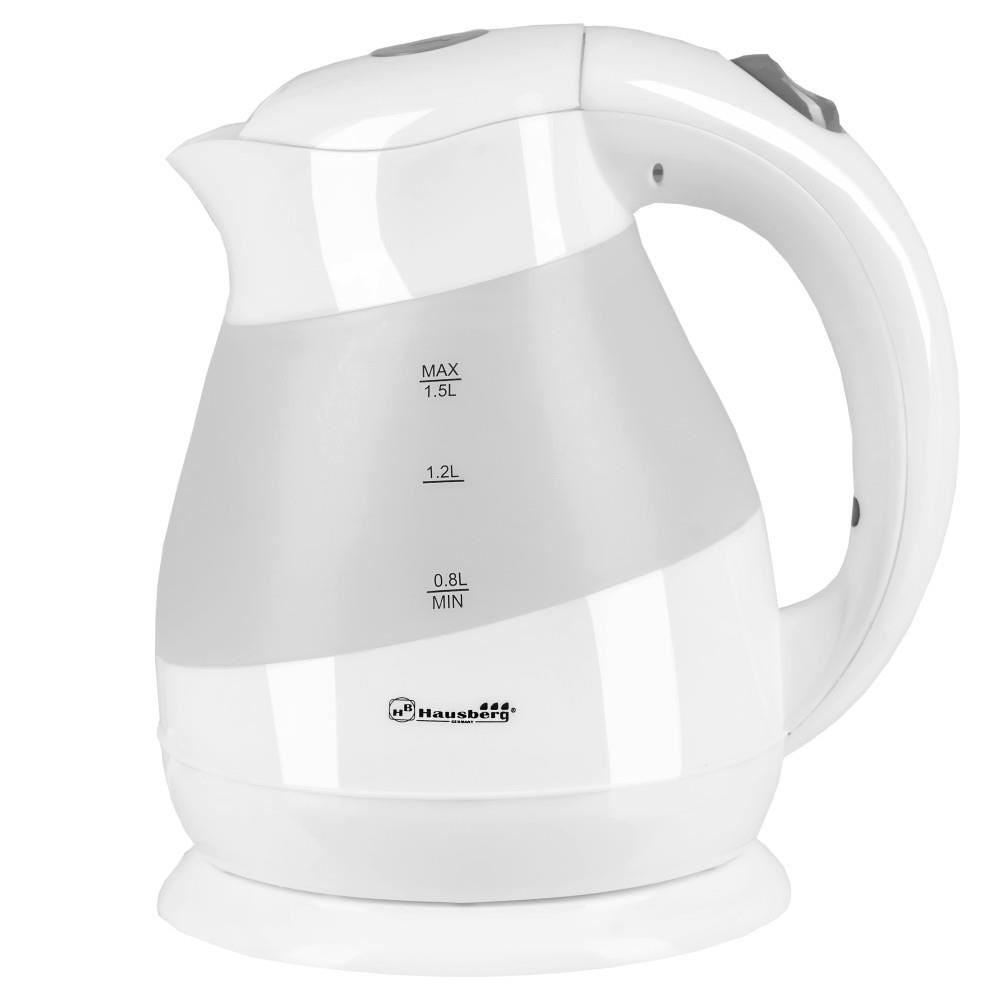 Hausberg HB-3605 vízforraló - 1,5 literes kapacitás - 2200W teljesítmény - automata kikapcsolás