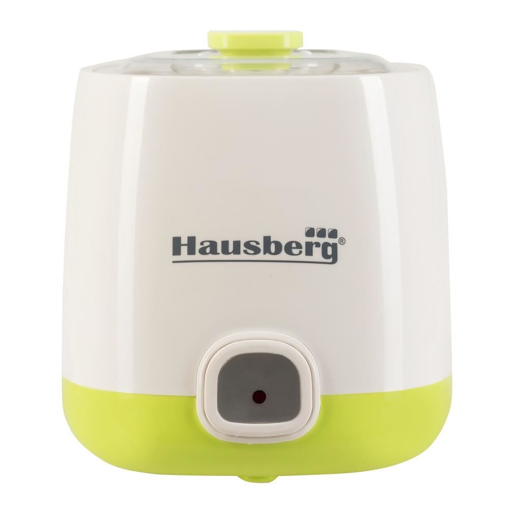 Házi joghurtkészítő gép tartósítószerek nélkül, 1 literes űrtartalom, HAUSBERG HB2190, YOGURT MAKER