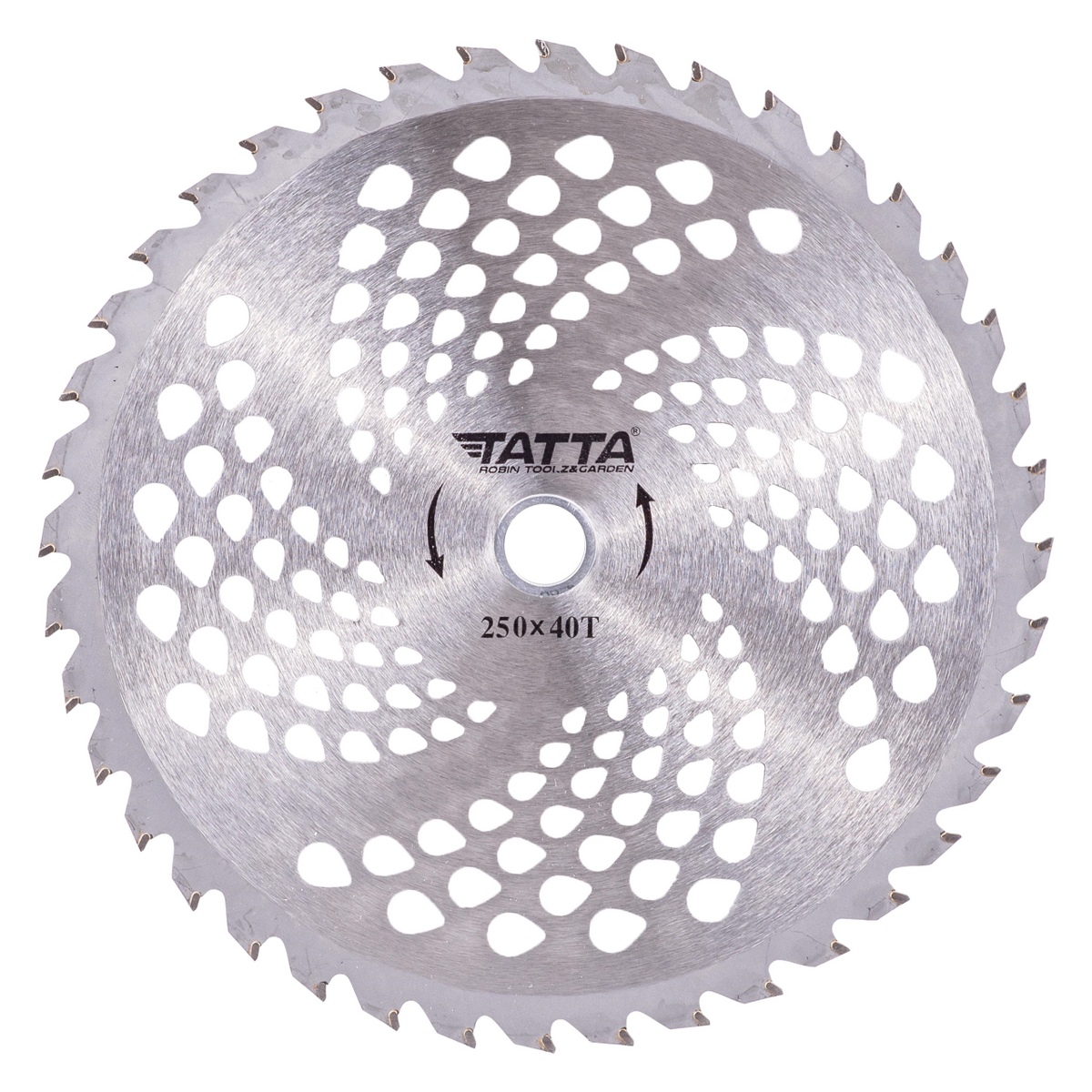 Tatta TT-1002 körfűrészlap fűkaszához, vidia fogazású, 250x40T, fűhöz