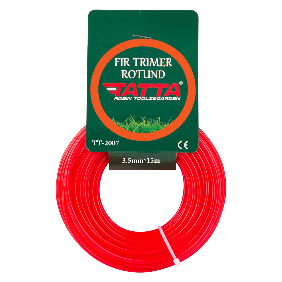 Négyzet alakú nylon damil TATTA TT-2007 fűkaszához, vastagság 3.5mm, hosszúság 15m