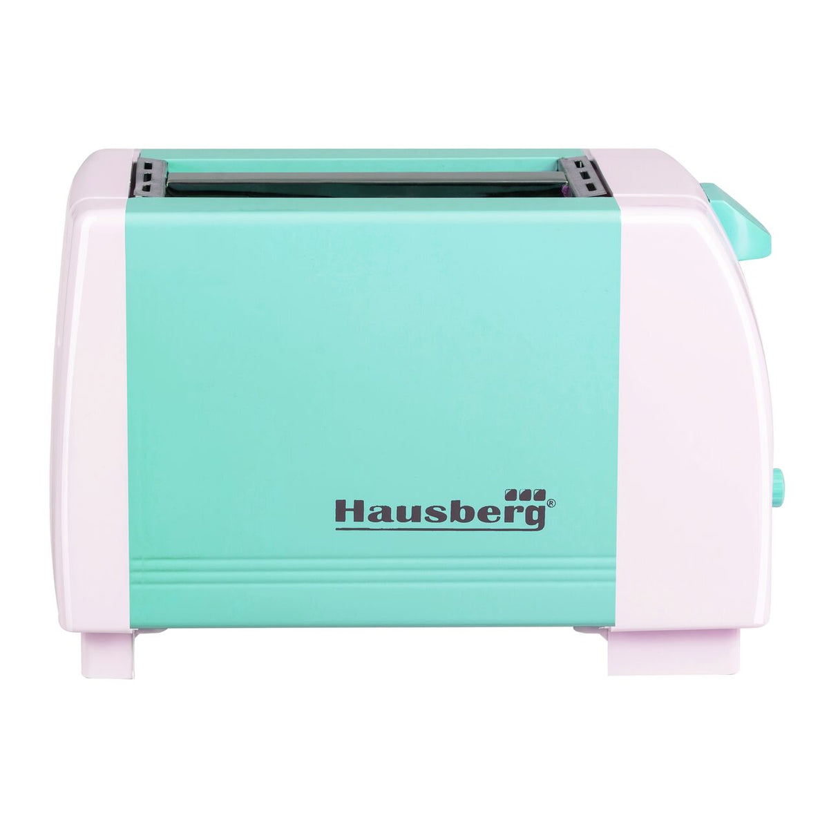 HAUSBERG HB-150BL kenyérpirító, 750 W, 2 szeletes kapacitás, 7 fokozatú hőmérséklet-szabályozás, automatikus kikapcsolás, kék