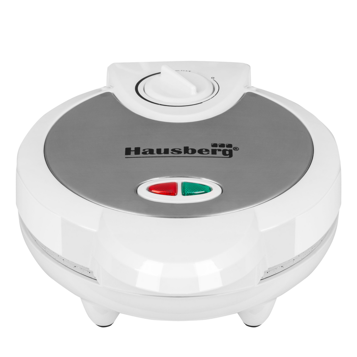 Hausberg HB-3562AB gofrisütő, 1300 W, 4 szeletes, rozsdamentes acél ház