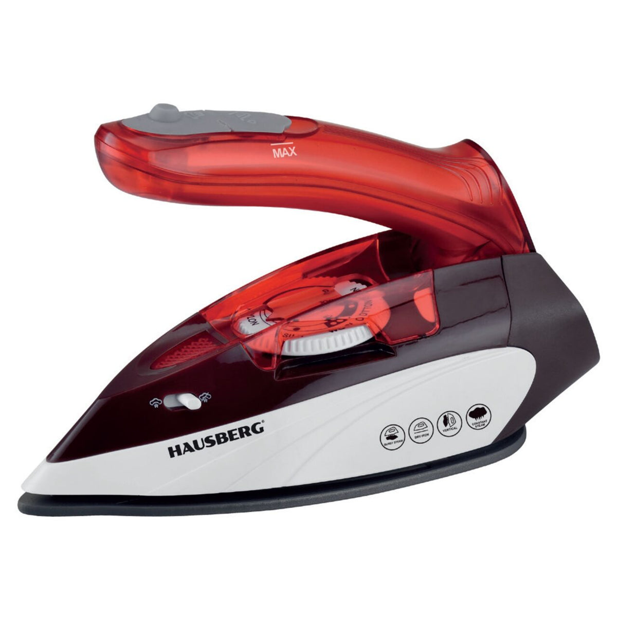 Hausberg HB-7810RS utazógőzölő, 1000W