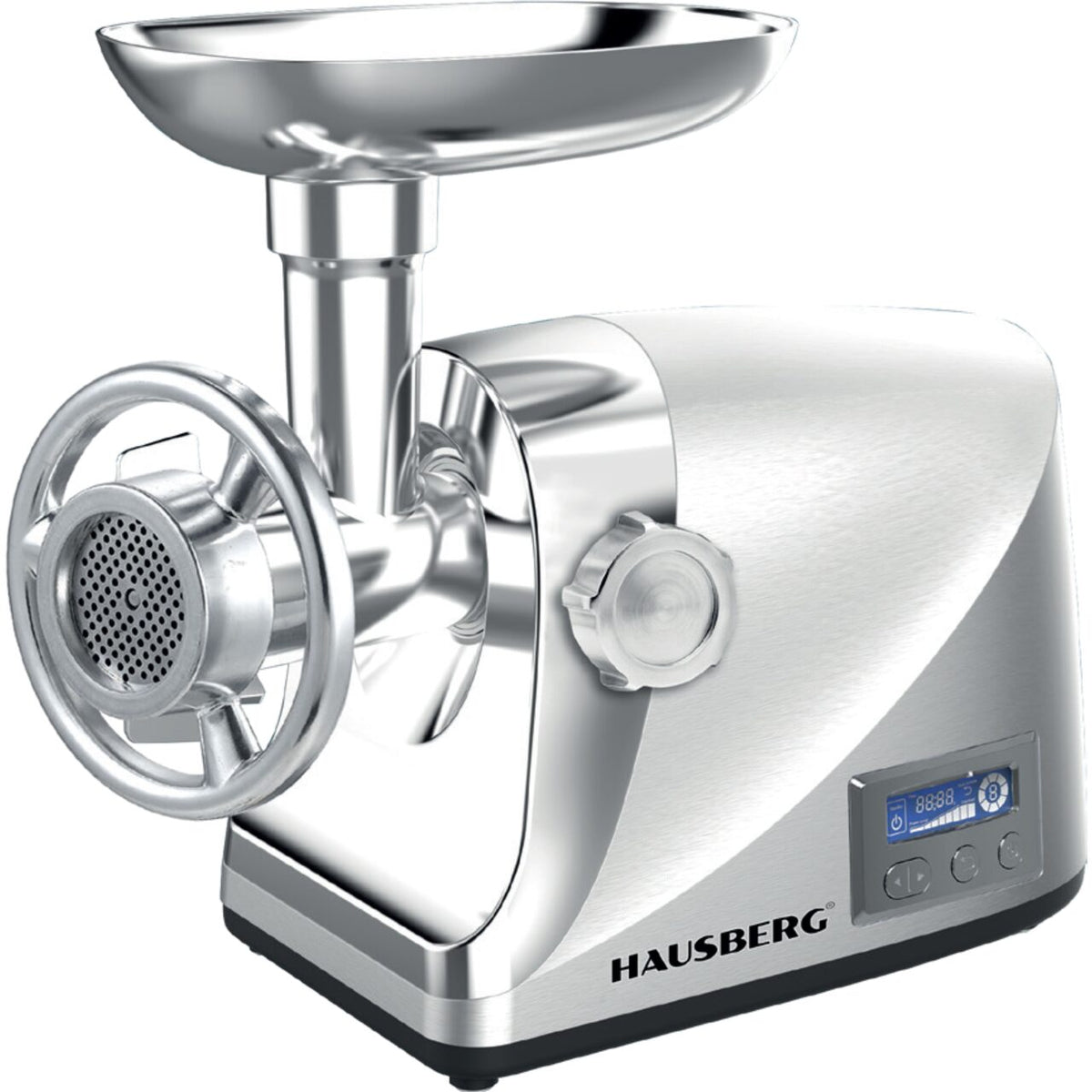 Hausberg HB-3455 húsdaráló, 3500W, 2Kg/perc, zöldségnyomó, alumínium ház, réz motor