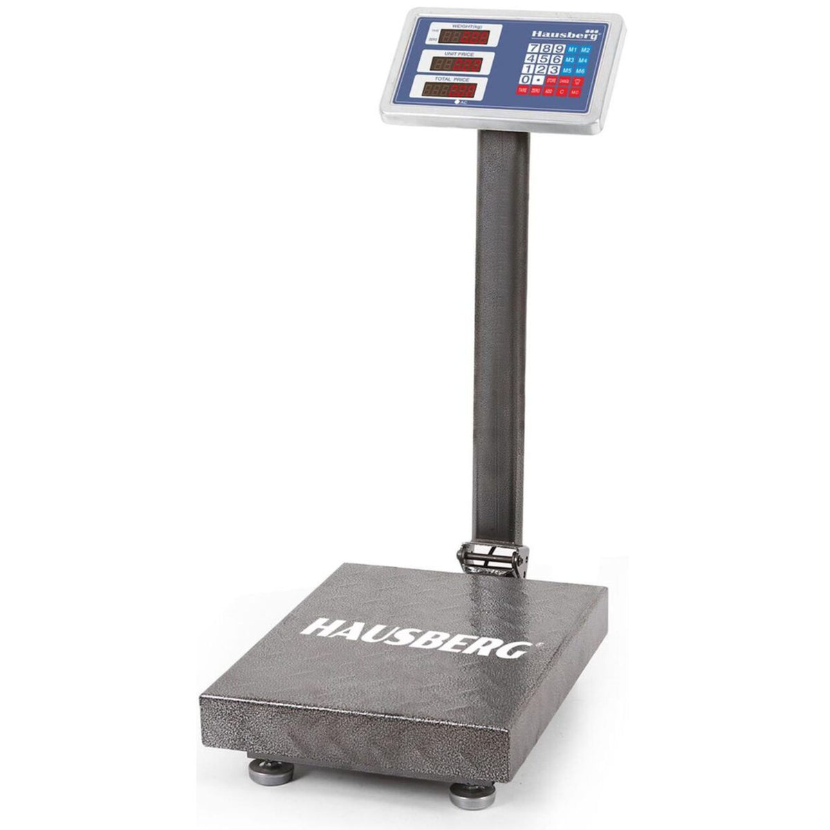 Hausberg HB6064 digitális mérleg platformmal, 150 kg, dupla képernyő, LCD kijelző