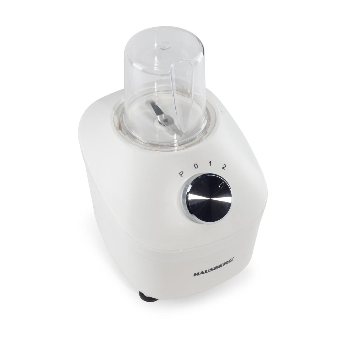Hausberg HB-7771AB 2 az 1-ben turmixgép darálóval, 300W, 1,75 L-es műanyag kehely, 2 sebességfokozat + Pulse funkció, rozsdamentes acél kések