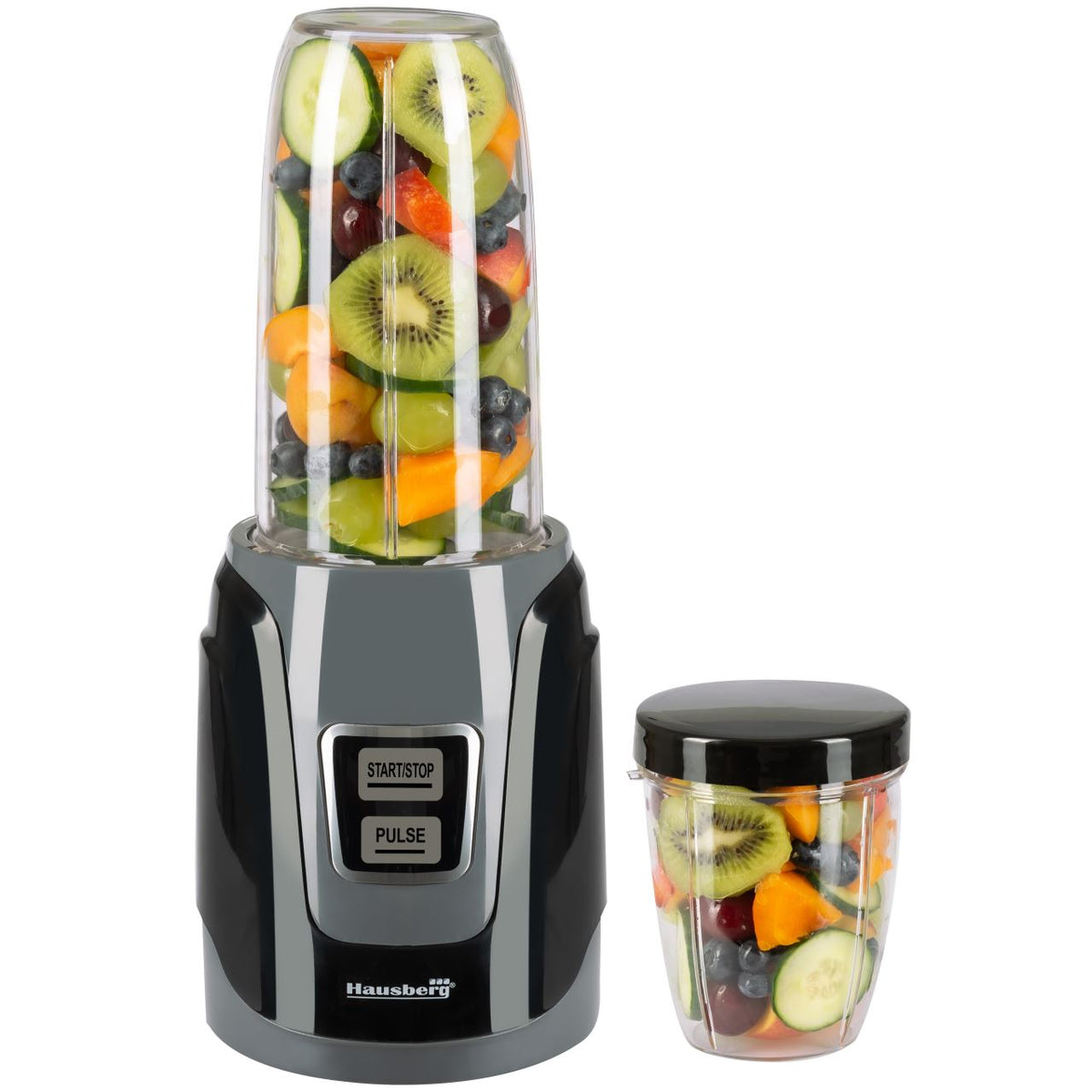 Blender Hausberg HB-7675NG fekete, teljesítmény 1000W, kapacitás 1000ml, rézmotor