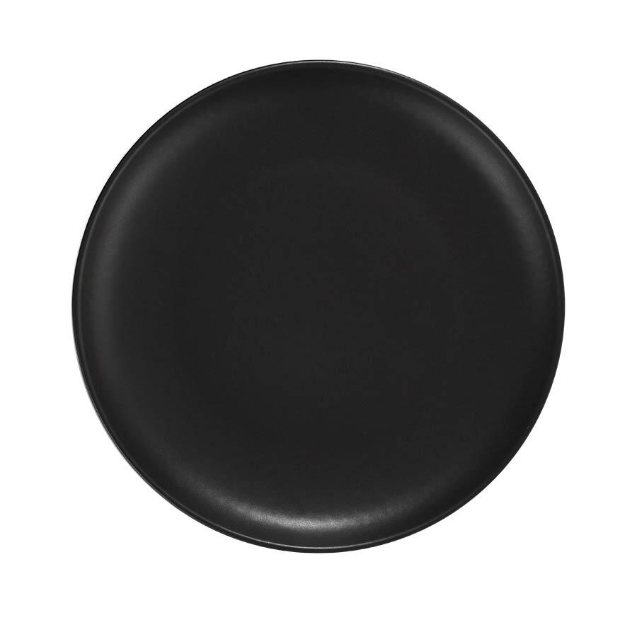 Kutahya Porselen Cruton étkészlet, 24 darabos, 6 személyes, porcelán, fekete