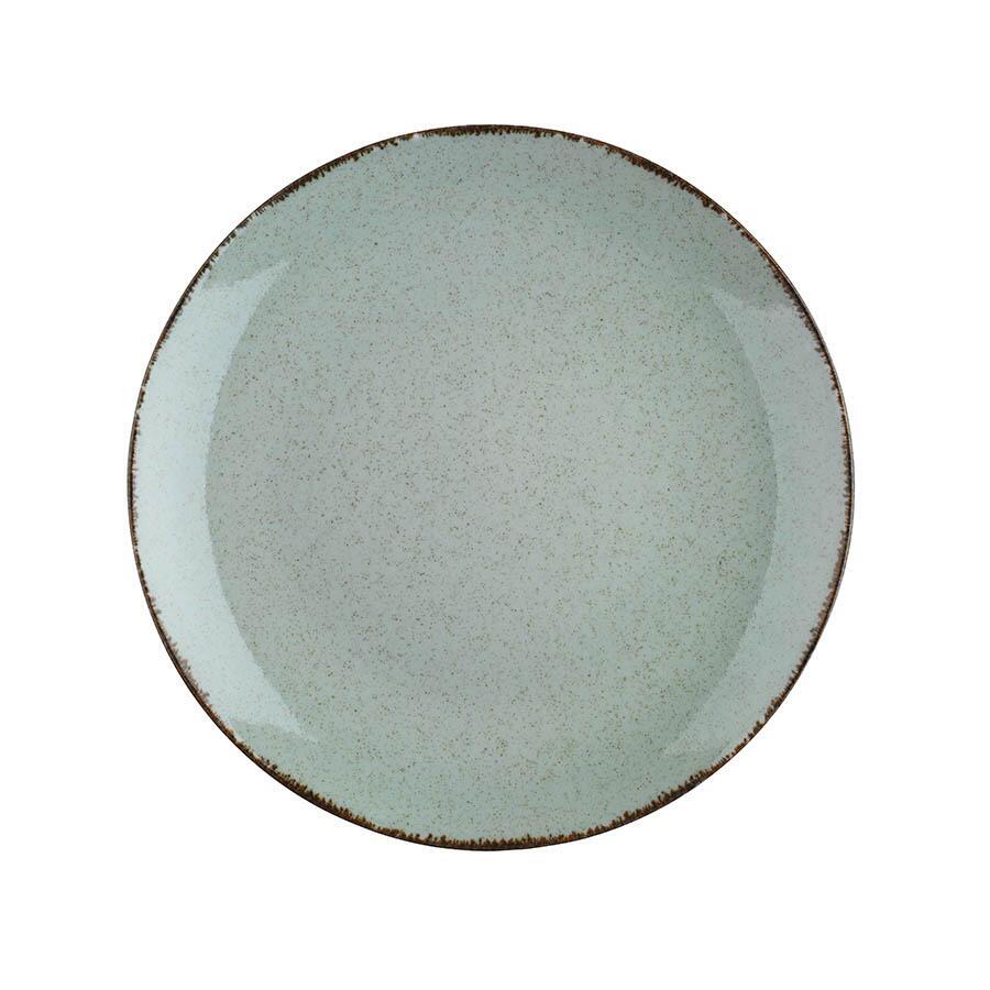 Kutahya Porselen Color-X 18 részes, 6 személyes porcelán étkészlet, zöld