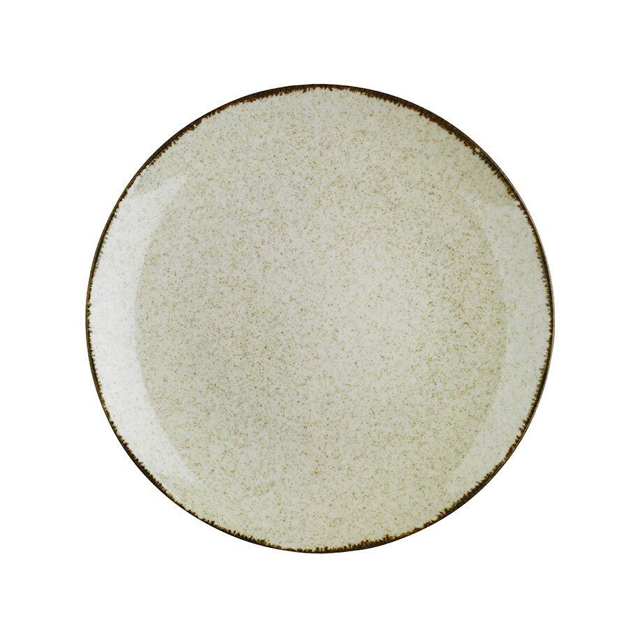 Kutahya Porselen Color-X 18 részes, 6 személyes fahéj színű porcelán étkészlet