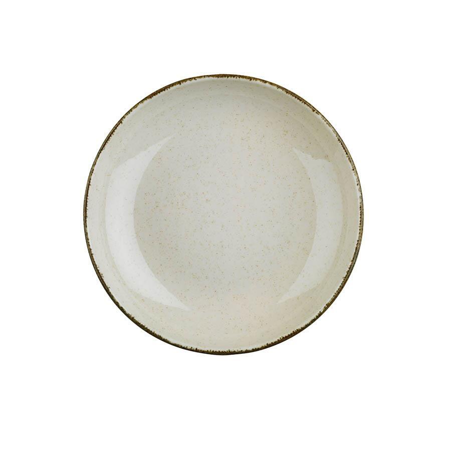 Kutahya Porselen Color-X 18 részes, 6 személyes fahéj színű porcelán étkészlet
