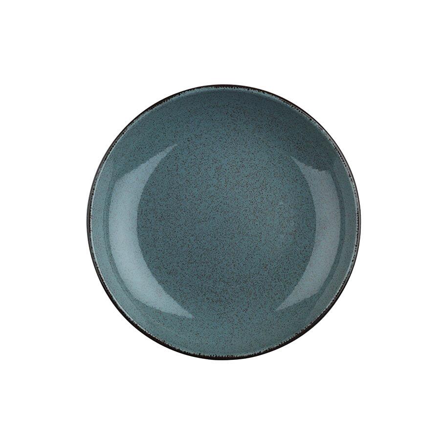 Kutahya Porselen Color-X étkészlet, 24 részes, 6 személyes, porcelán, kék