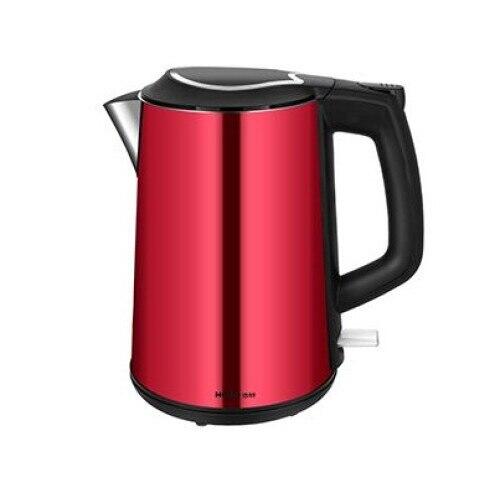 Hausberg HB-3608RS vízforraló, 2200 W, 1,7 l, inox, PIROS