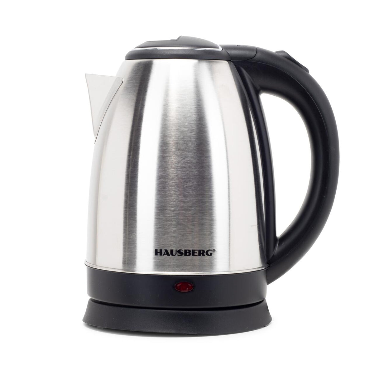 Hausberg HB-3615 rozsdamentes acél vízforraló, 1500 W, 1.8 L, forgatható talp, biztonsági rendszer
