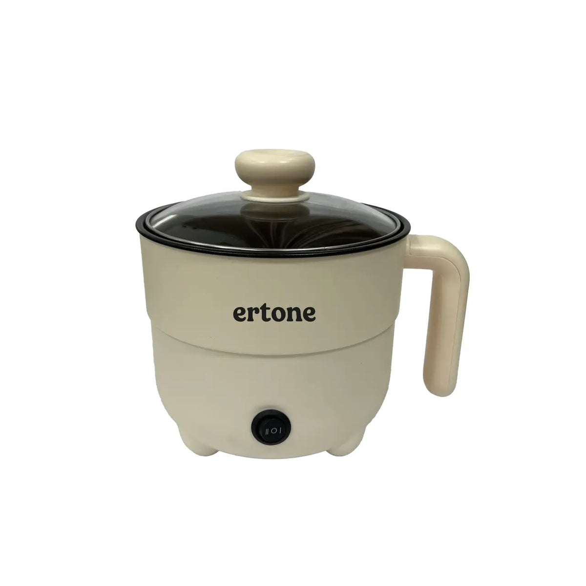 ERTONE ERT935BJ mini elektromos edény - 1.5L - 600W - tapadásmentes bevonat - üvegfedél