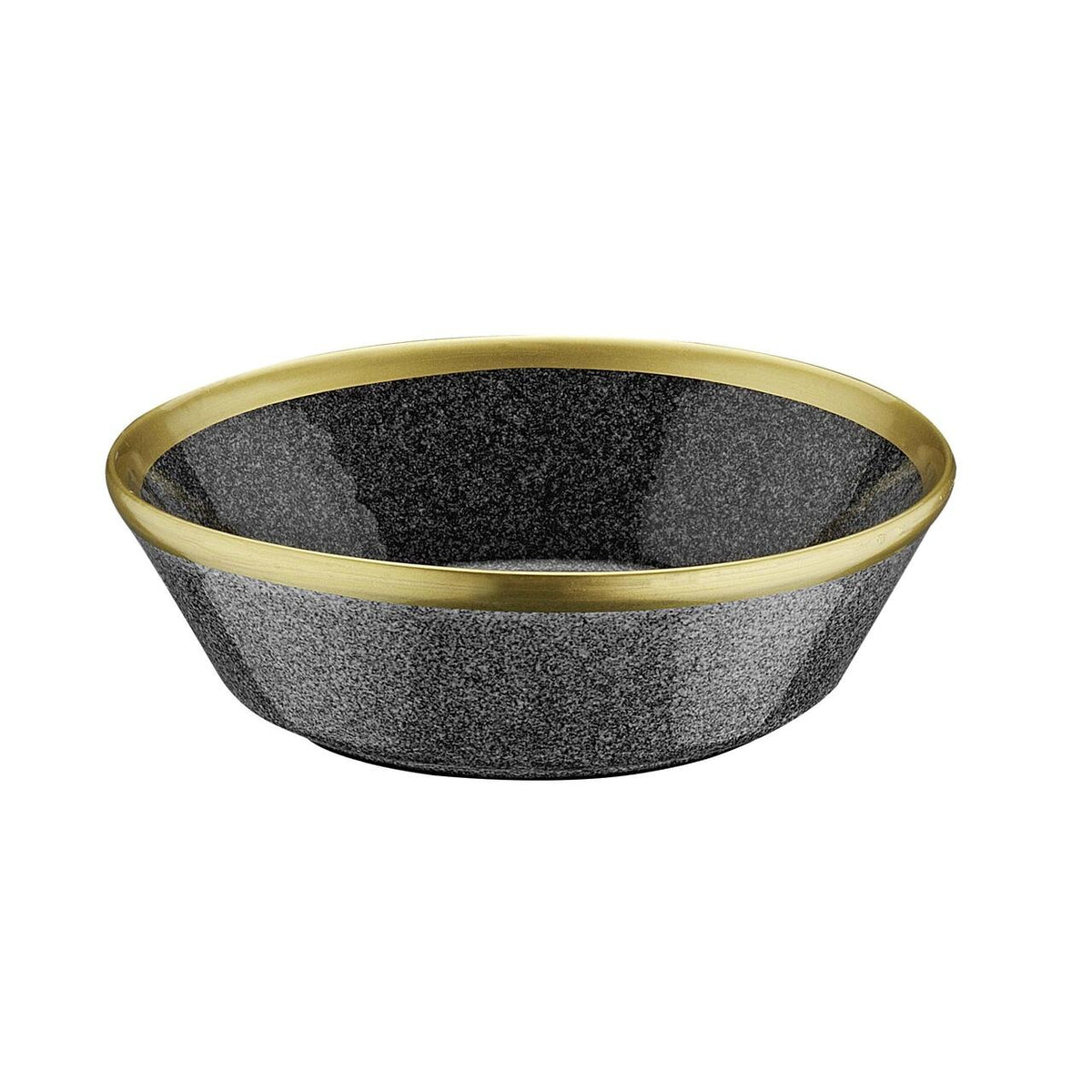 Kütahya Porselen Forza 16 részes fekete-arany porcelán étkészlet 4 személyre