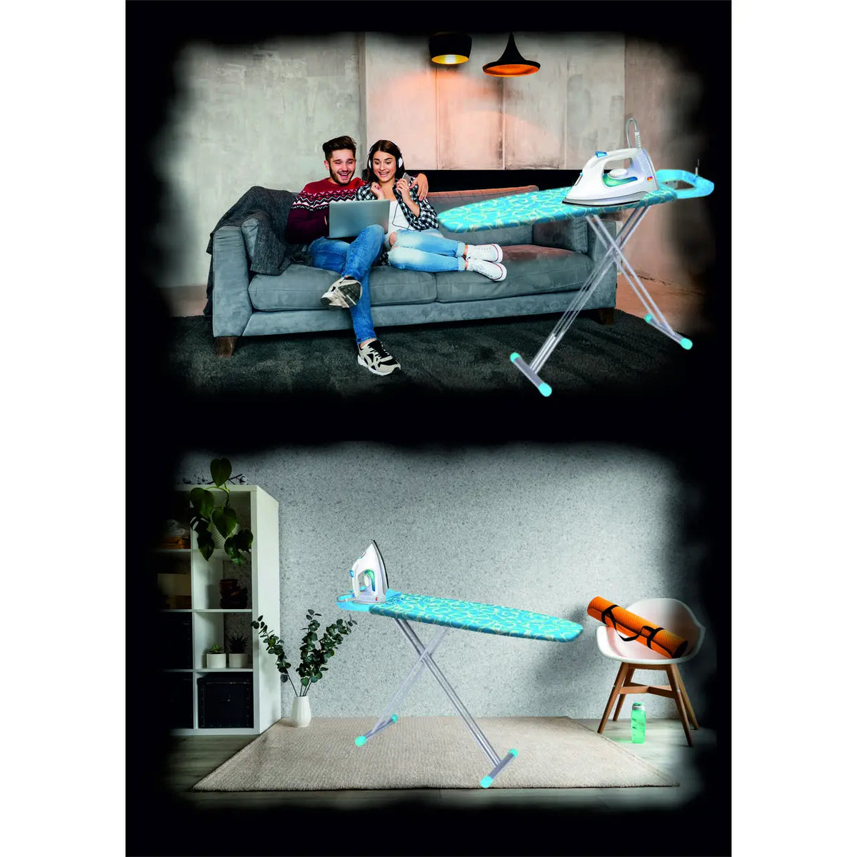 Berro ERTONE G115M vasalódeszka, 45x126 cm, 4 fokozatban állítható, 60-90 cm állítható magasság, fém tartókonzol