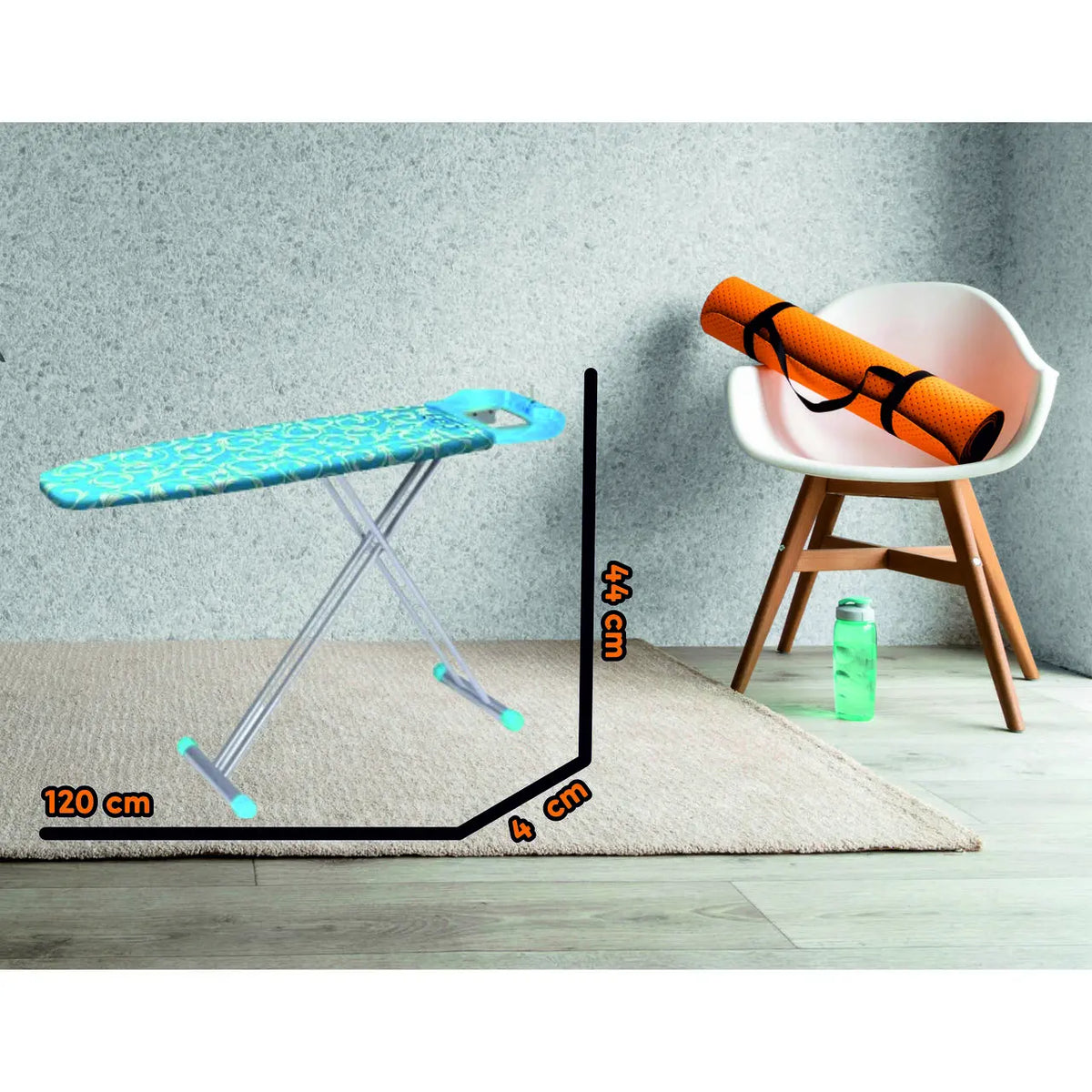 Berro ERTONE G115M vasalódeszka, 45x126 cm, 4 fokozatban állítható, 60-90 cm állítható magasság, fém tartókonzol