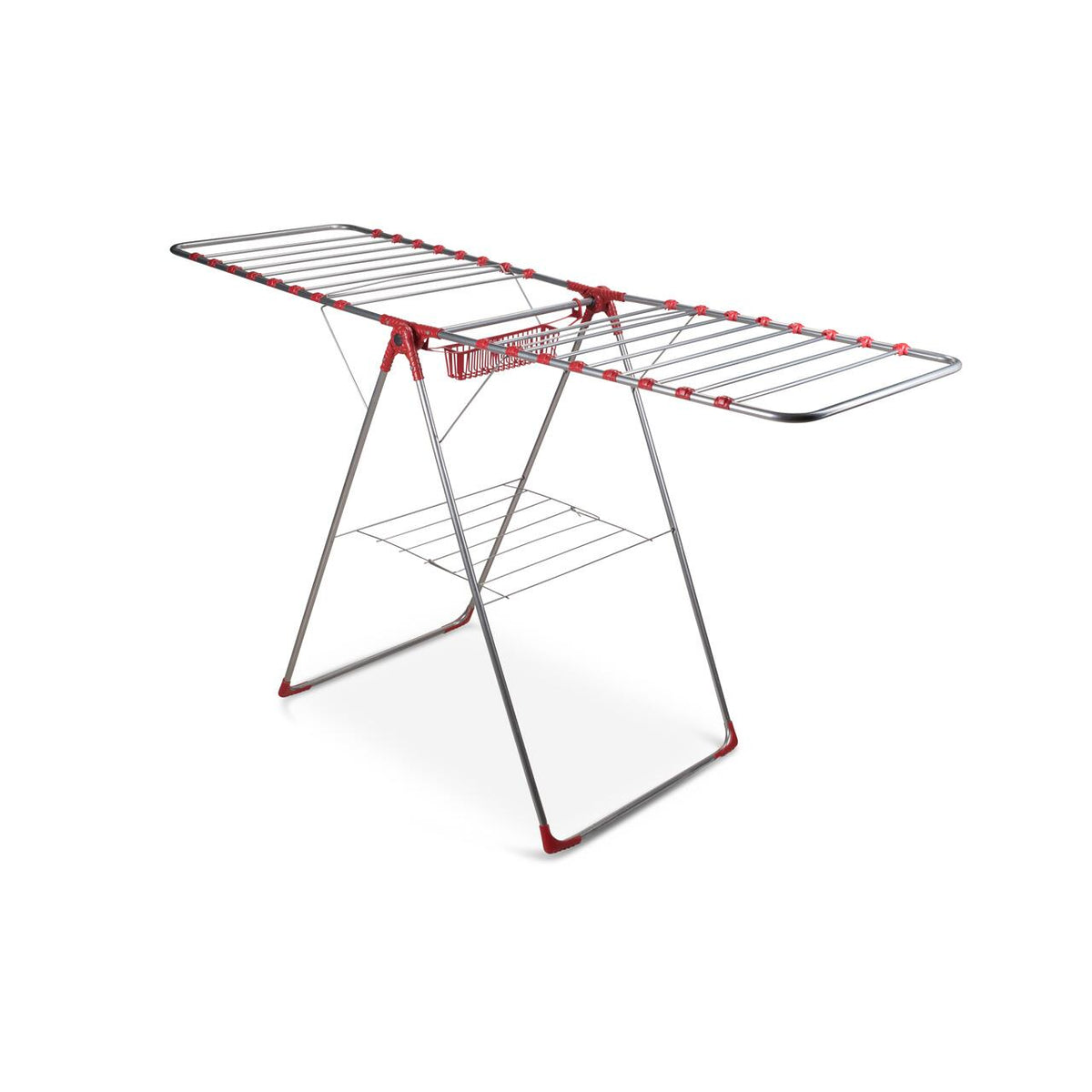 Berro G97U ruhaszárító állvány, acél, 101 x 58 x 92 cm, összecsukható, 20 m szárítófelület, 15 kg teherbírás