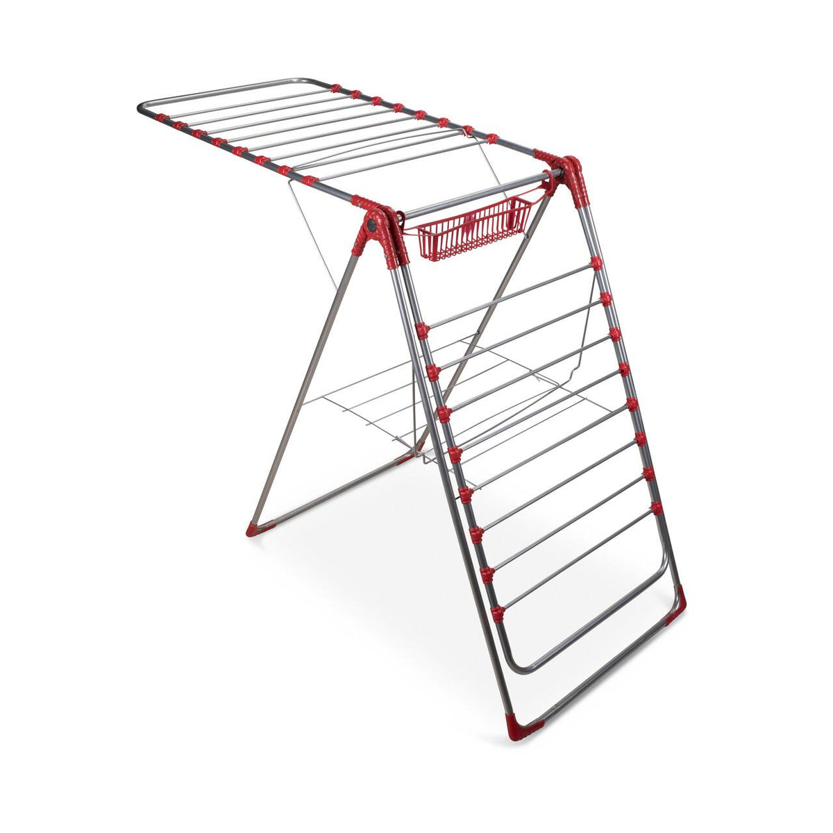 Berro G97U ruhaszárító állvány, acél, 101 x 58 x 92 cm, összecsukható, 20 m szárítófelület, 15 kg teherbírás