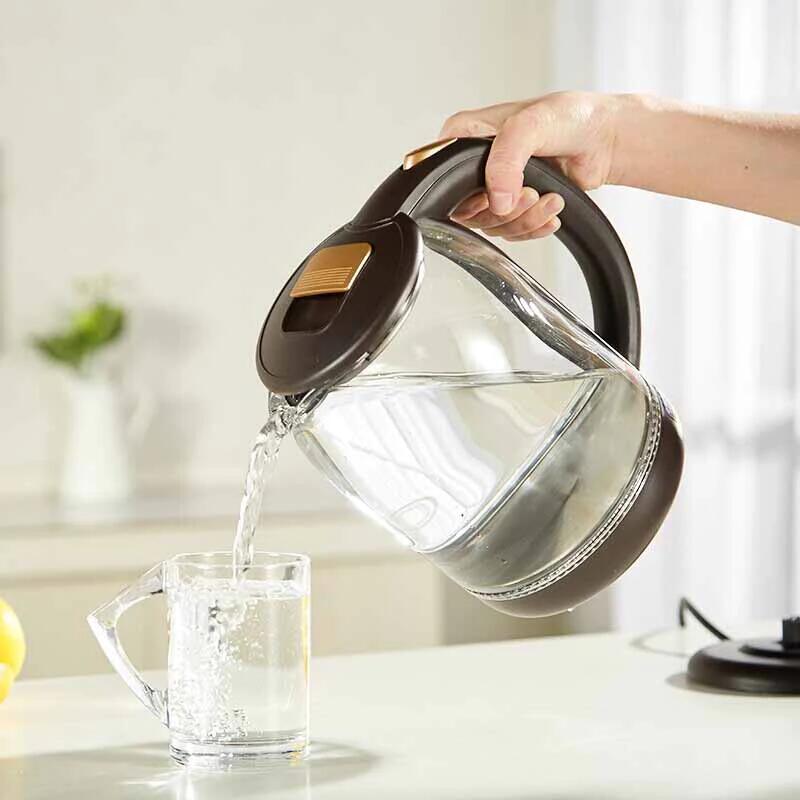 Vízforraló, HAUSBERG HB-3616, 1500 W - 1800 W teljesítmény, 2L űrtartalom, automata kikapcsolás, üveg edény, forgatható talp
