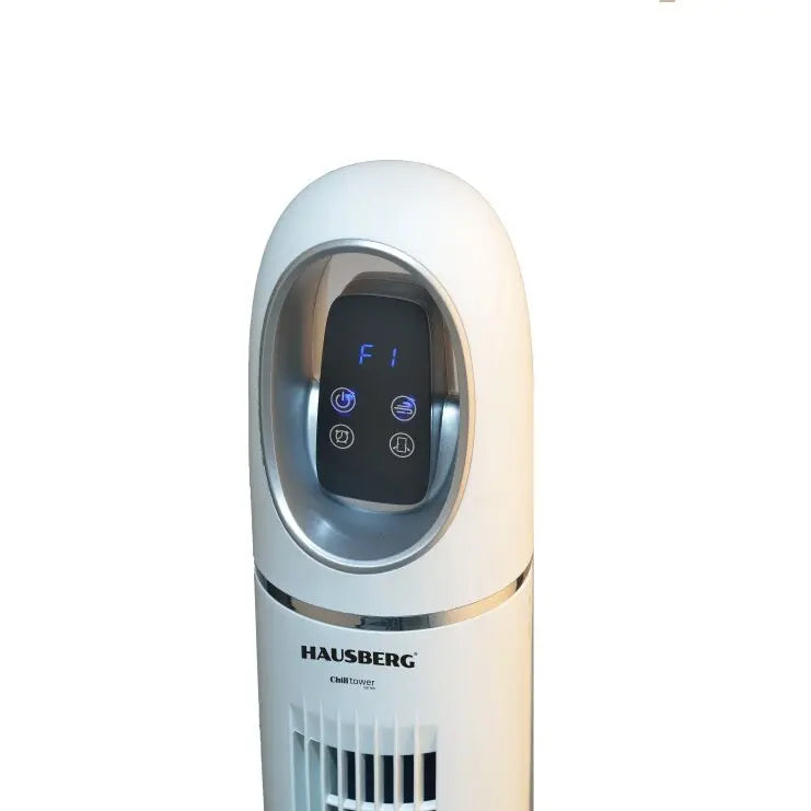 HAUSBERG HB-5958AB digitális toronyventilátor, 55W, 45 inch, 3 sebességfokozat, 24 órás időzítő, LED, oszcilláló, távirányító