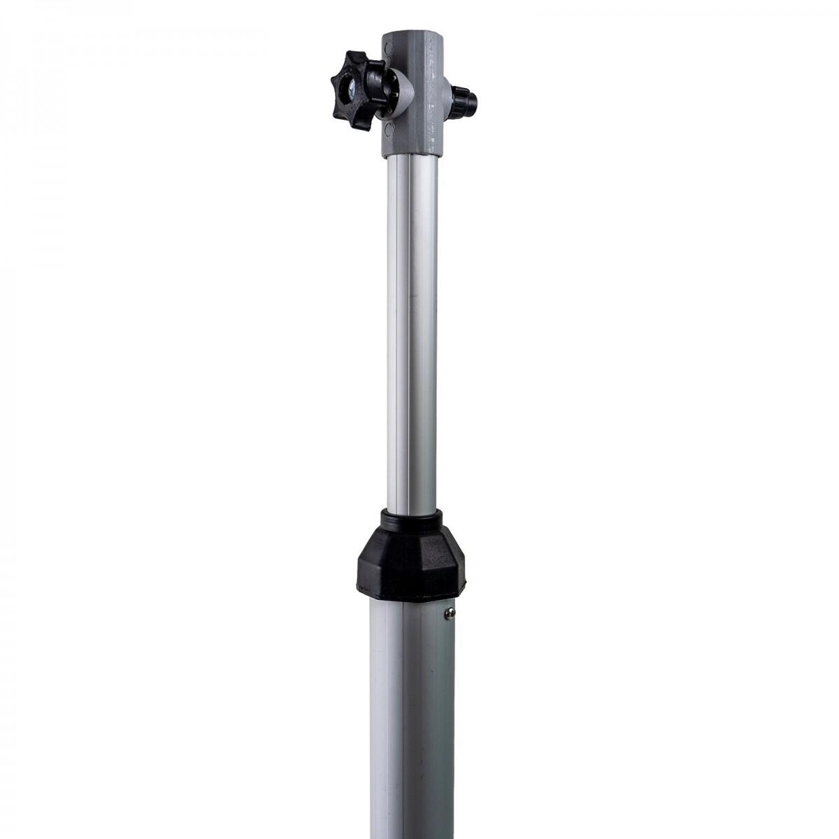 HAUSBERG HB-8711 kvarc radiátor állvány, alumínium/műanyag, 65-109 cm