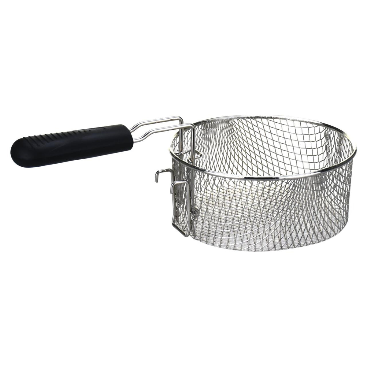 HAUSBERG HB-1331NG olajsütő, 1450 W, 2,5 liter, szabályozható termosztát 0 - 190 °C, kivehető rozsdamentes acél szűrő, olajkosár, túlmelegedés elleni védelem, csúszásmentes lábak