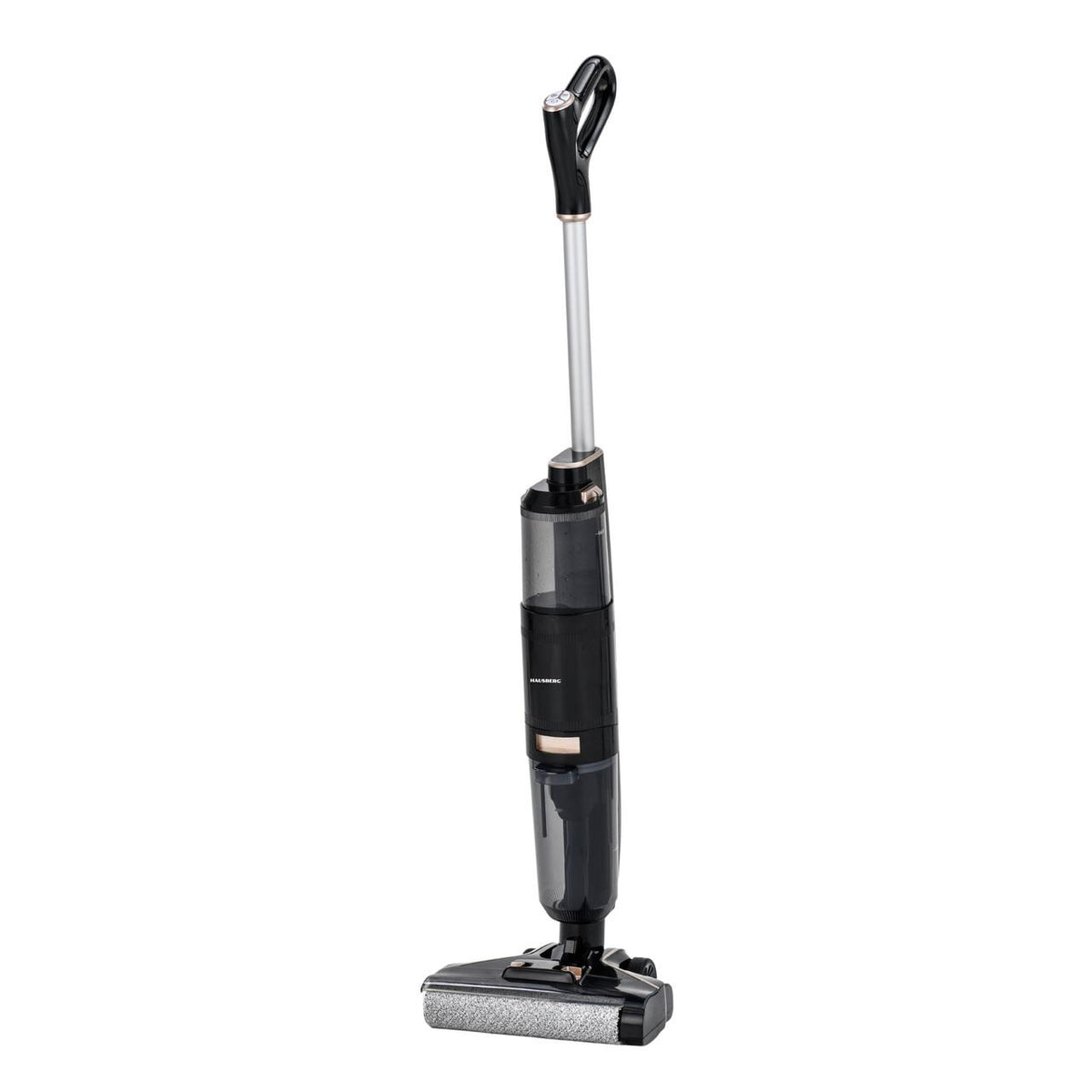 Hausberg HB-2886NG akkumulátoros padlótisztító, 120W, 25 perc üzemidő, 600ml-es tiszta víz tartály, LED kijelző, HEPA szűrő