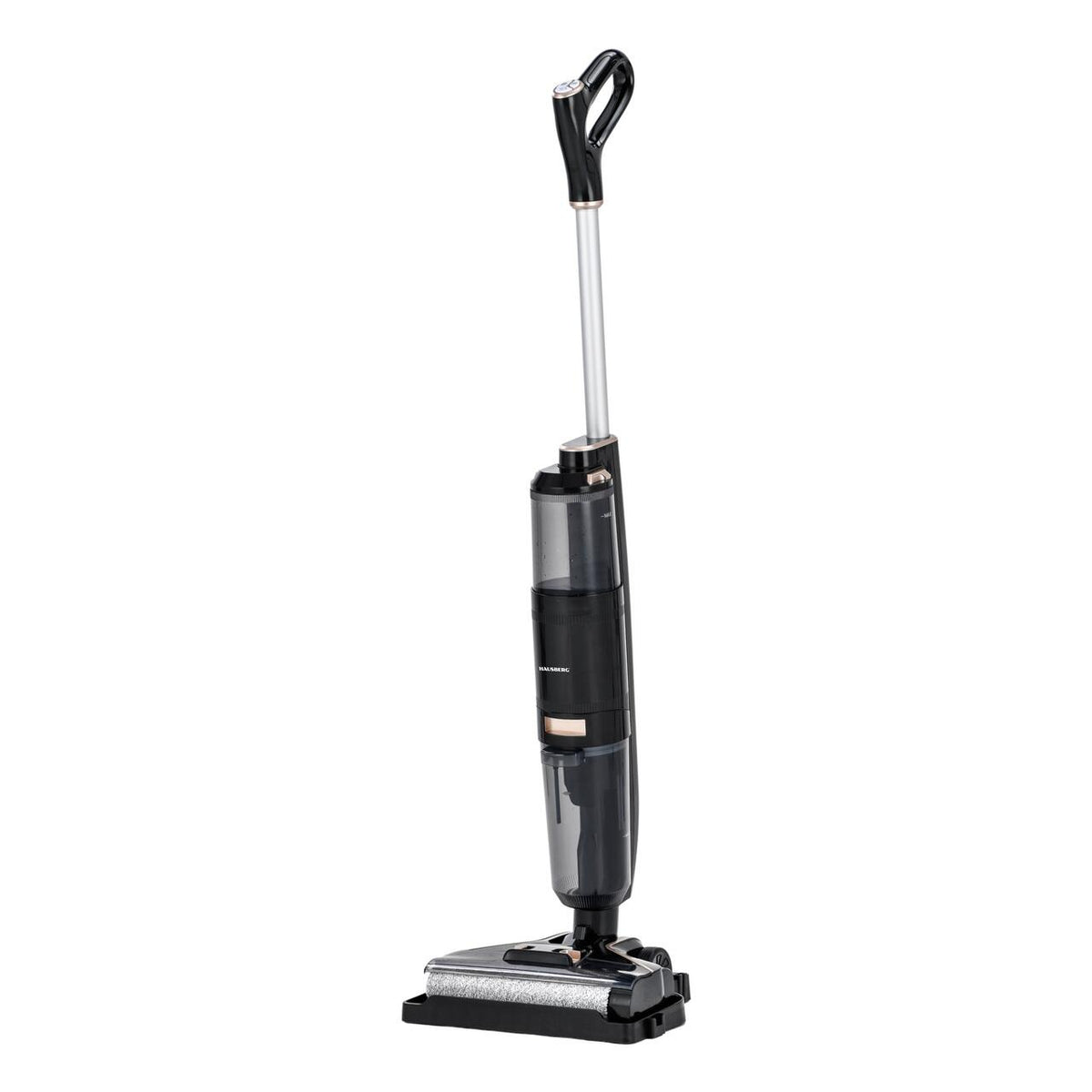 Hausberg HB-2886NG akkumulátoros padlótisztító, 120W, 25 perc üzemidő, 600ml-es tiszta víz tartály, LED kijelző, HEPA szűrő