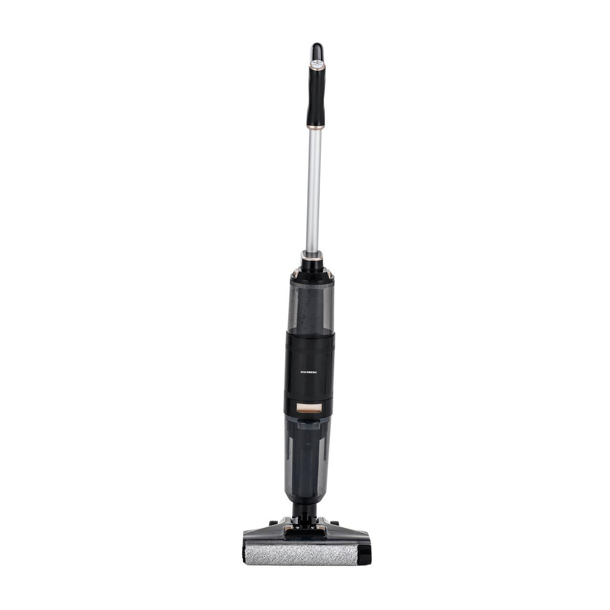 Hausberg HB-2886NG akkumulátoros padlótisztító, 120W, 25 perc üzemidő, 600ml-es tiszta víz tartály, LED kijelző, HEPA szűrő