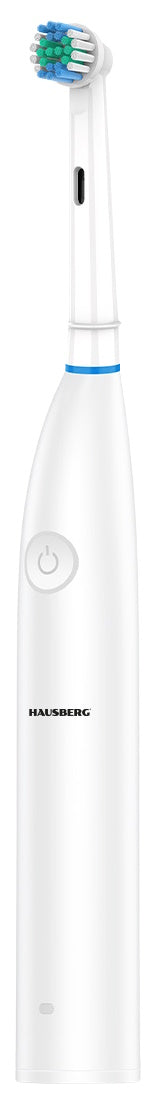 Hausberg HB-374AB újratölthető elektromos fogkefe, 22 000 rezgés/perc, 6 üzemmód, IP67, USB-C, 5 tartozék fej, fehér