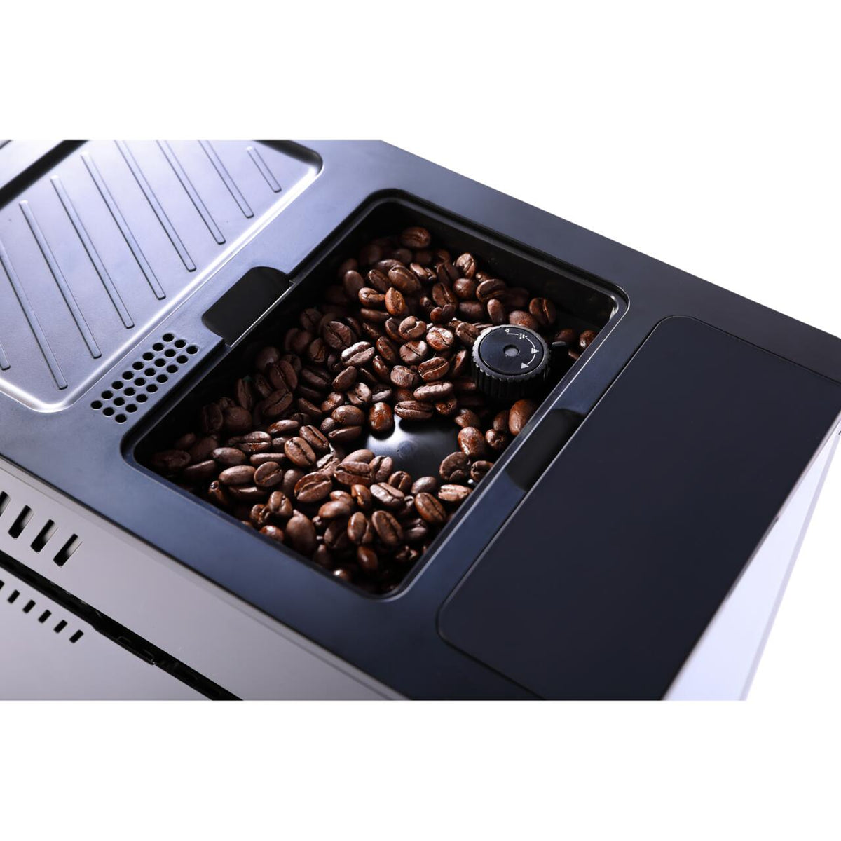 Hausberg HB3775NG digitális kávéfőző, automata, kávébab, 3,5"-es TFT érintőképernyő, cappuccino/latte, 400 ml-es tejtartály, 1,1 L-es víztartály, 1100-1350 W