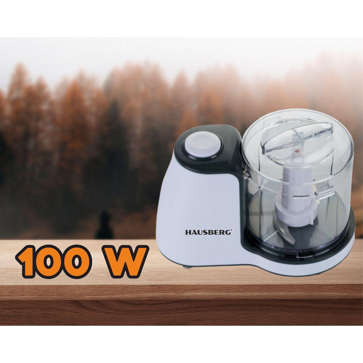 Hausberg HB-4504A elektromos aprító, 80W teljesítmény, rézmotor
