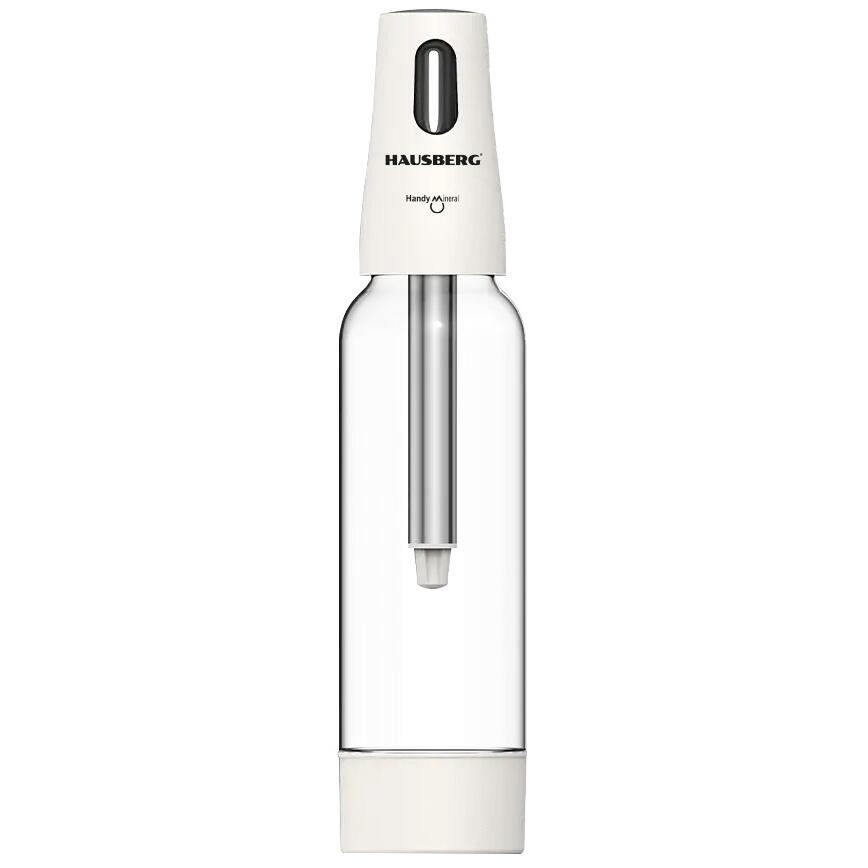 Szódagép HAUSBERG HB-6042AB, 1 literes tartály, környezetbarát, fehér
