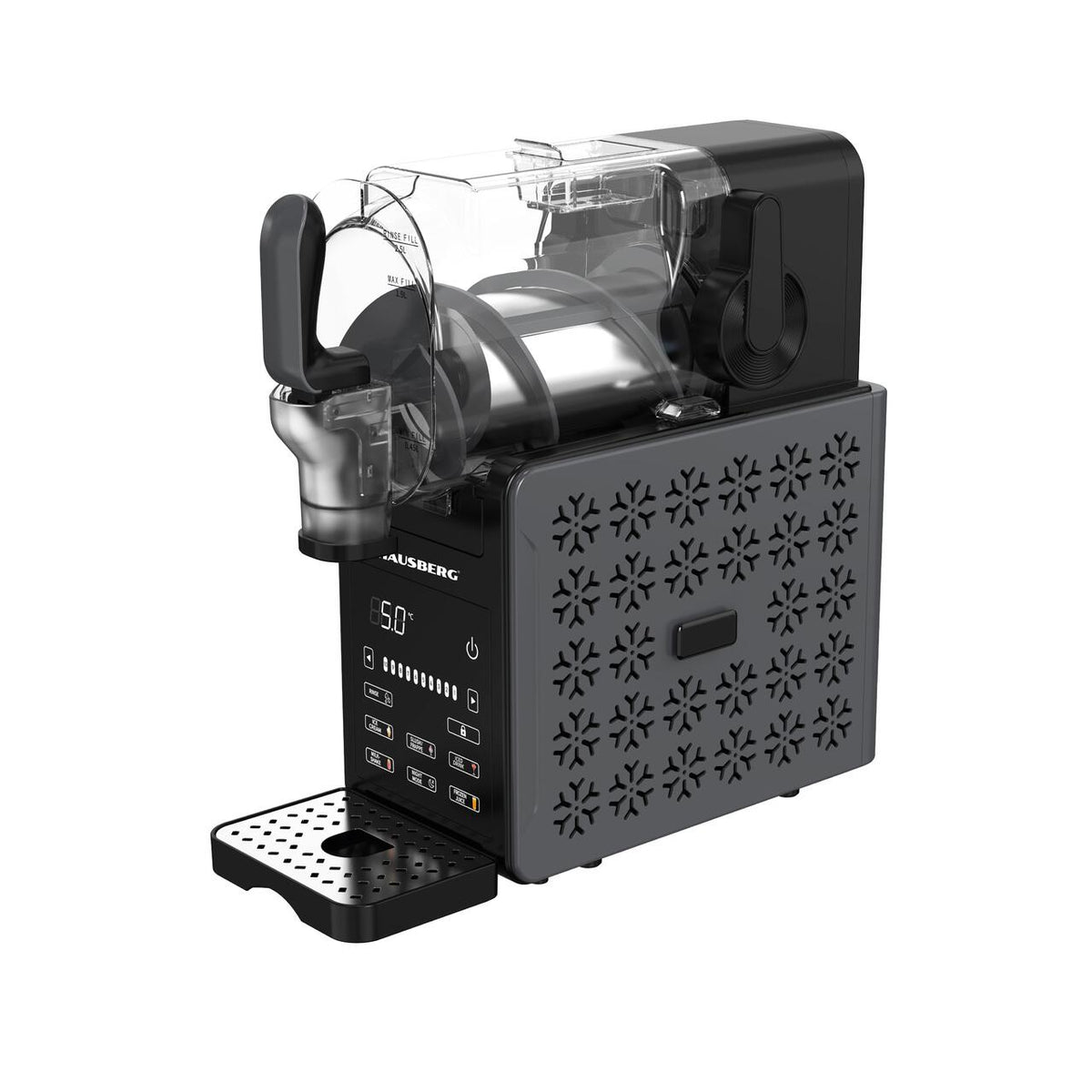 Hausberg HB-6045GR 2L Jégkása- és fagylaltkészítő gép, 200W, érintőképernyő